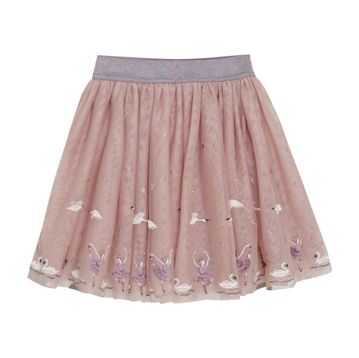 Minymo Swan Lake Tulle Skirt - Smokey Grey
