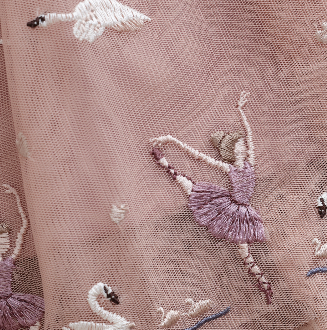 Minymo Swan Lake Tulle Skirt - Smokey Grey