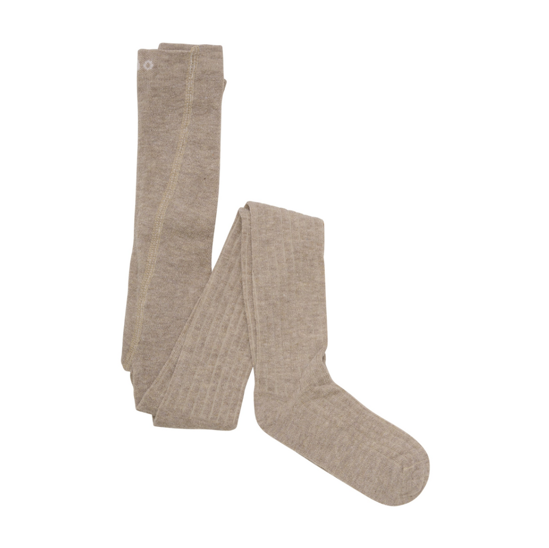 Minymo Wool Tights 2 Pack - Silver Mink