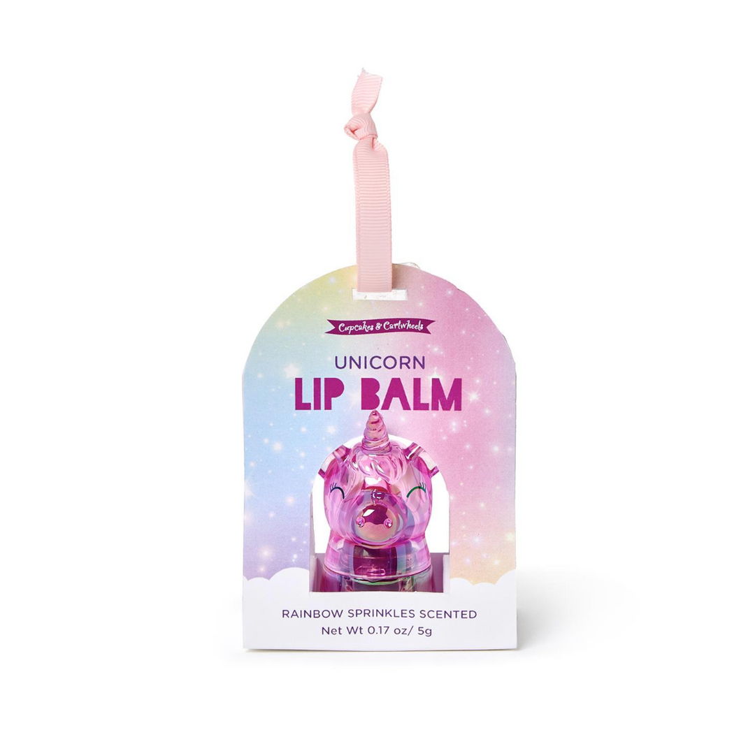 Cupcakes & Cartwheels Iridescent Unicorn Swirl Lip Balm