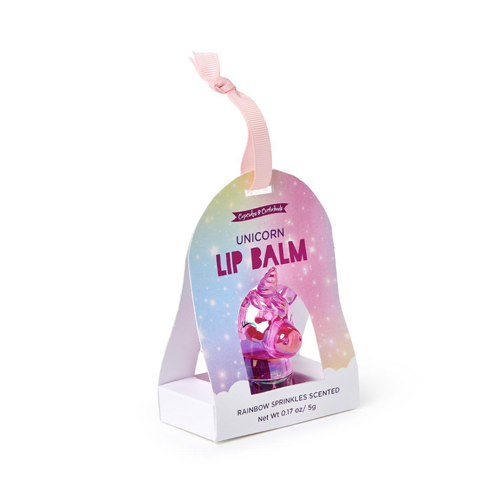 Cupcakes & Cartwheels Iridescent Unicorn Swirl Lip Balm