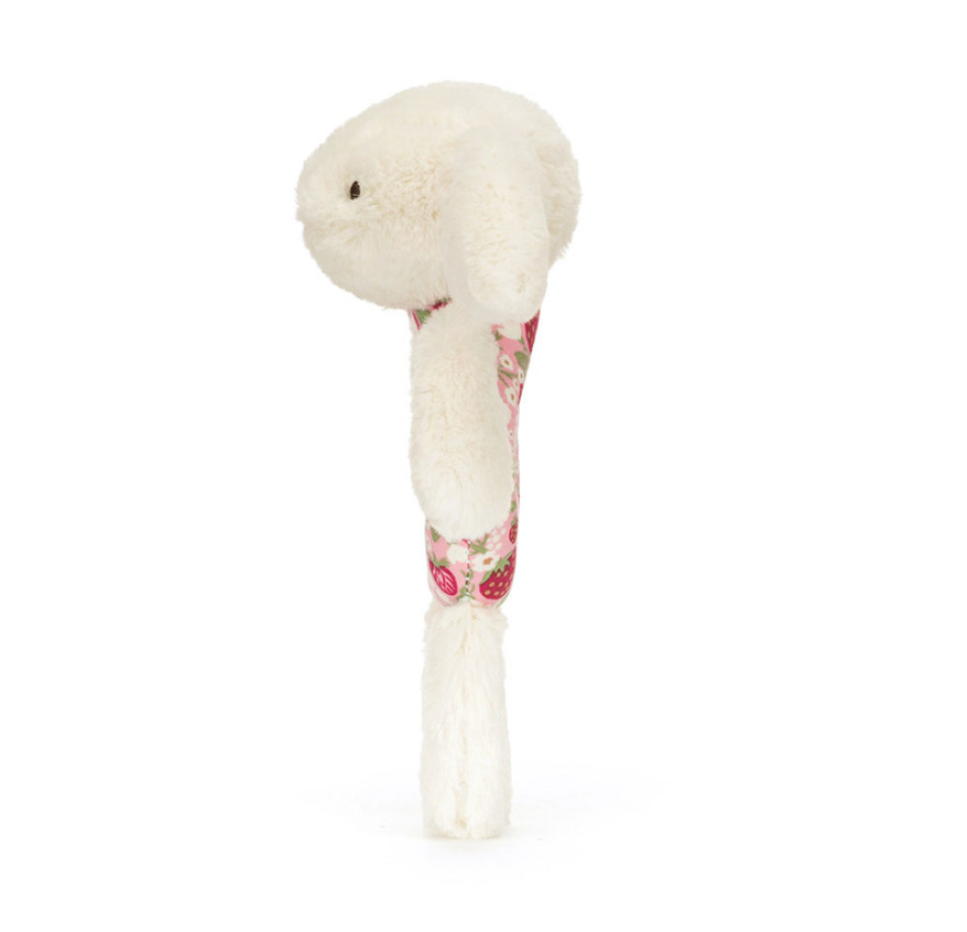 Jellycat Blossom Cream Bunny 'Berry' Ring Rattle
