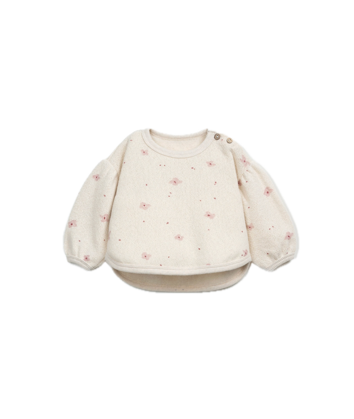 Play Up Floral Sweatshirt - Off White
