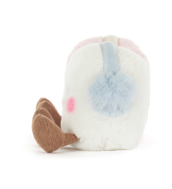 Jellycat Amuseables Toastie Pink And White Marshmallos