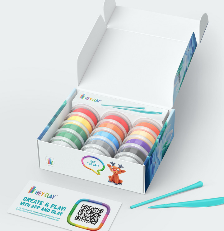 Fat Brain Toys Hey Clay Winter Holidays Set