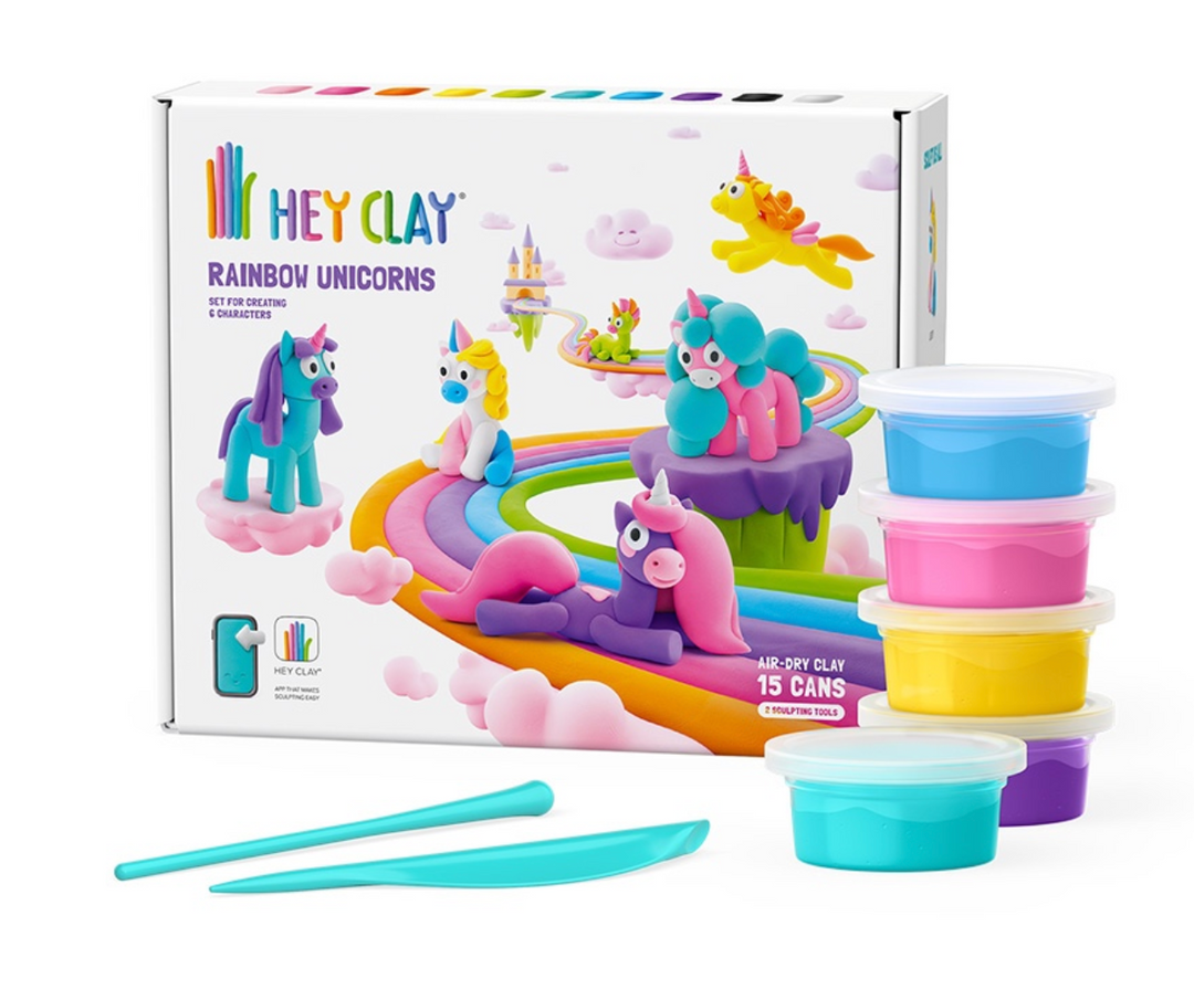 Fat Brain Toys Hey Clay Rainbow Unicorns