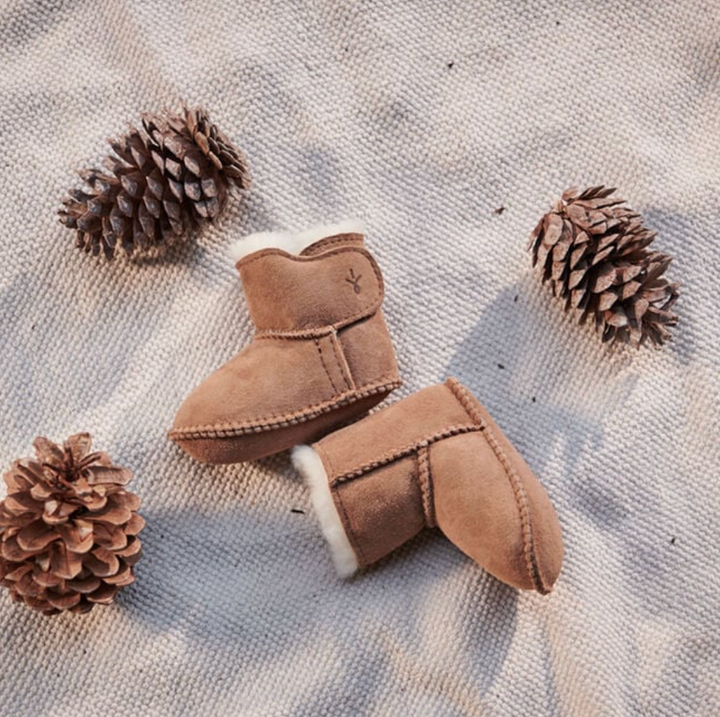 Emu Australia Baby Bootie - Chestnut