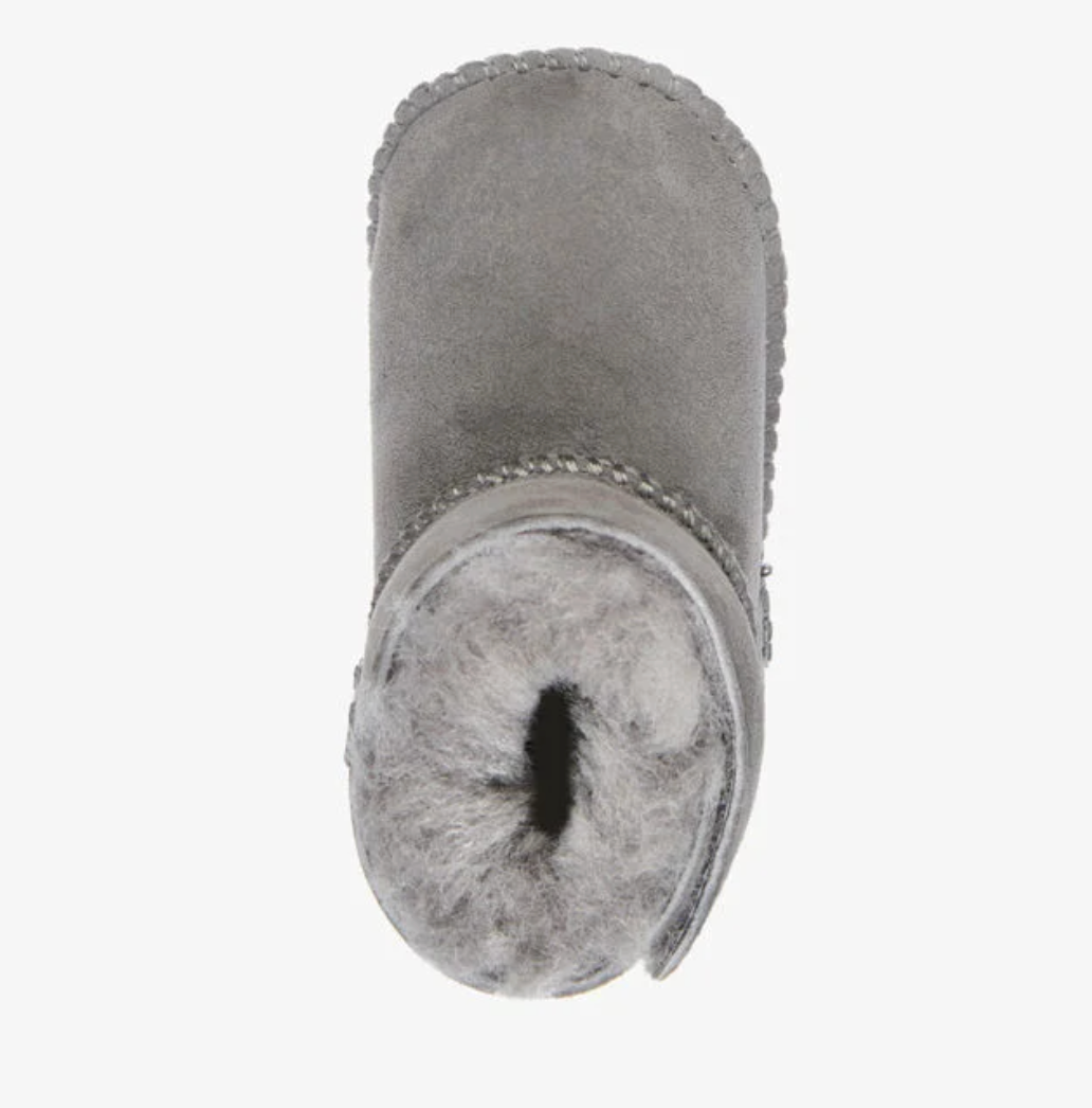 Emu Australia Baby Bootie- Charcoal