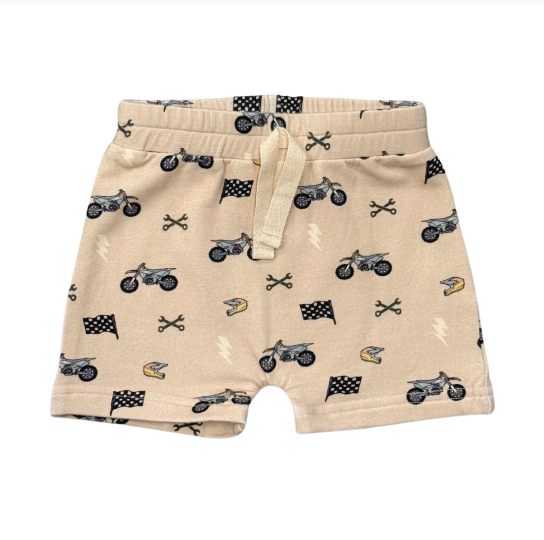 Babysprouts Harem Shorts - Dirt Bikes