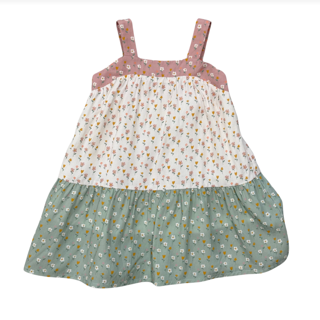 Babysprouts Wide Strap Dress - Multi Daisy