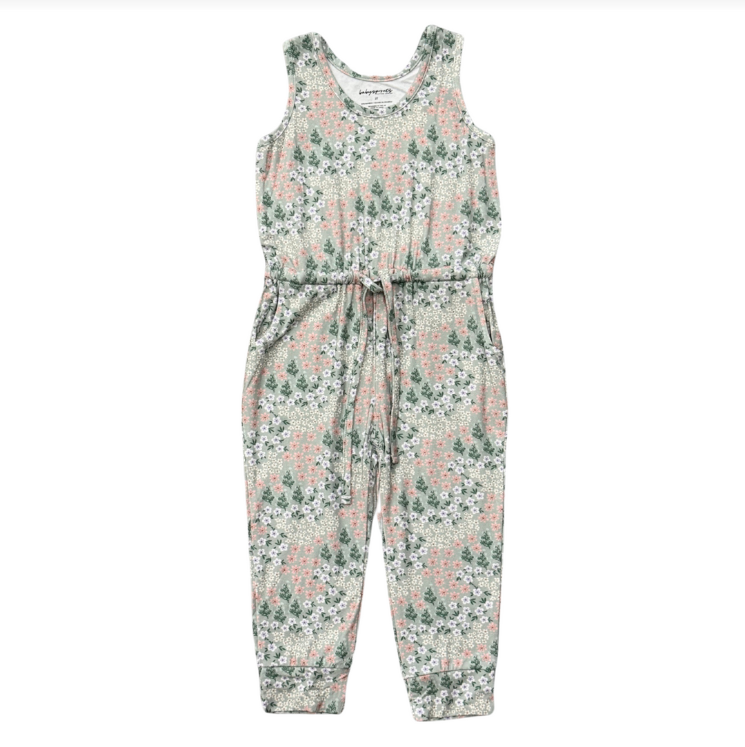 Babysprouts Tank Jumper - Aqua Grey Floral