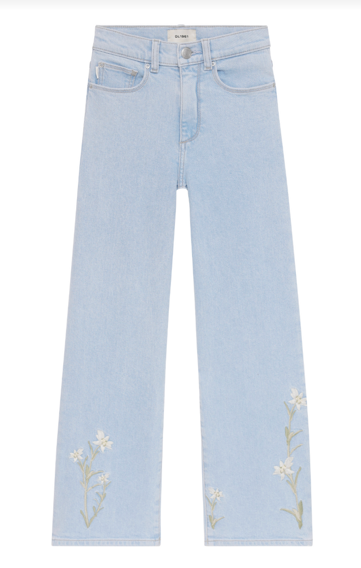 DL1961 Lily Wide Leg Denim -  Wildflower
