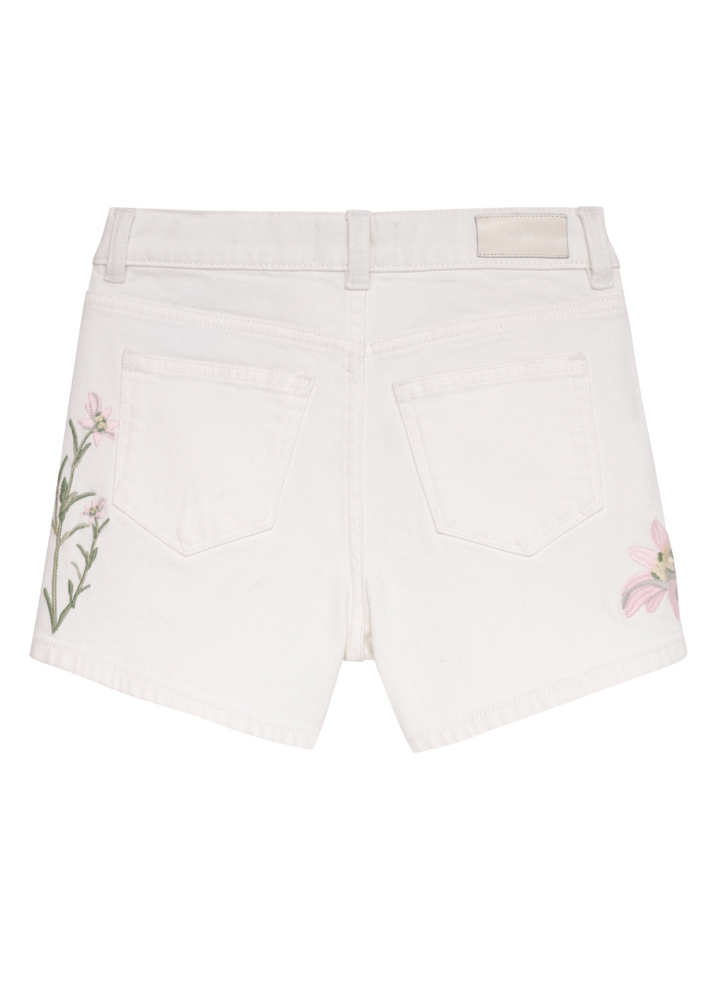 DL1961 Lucy Shorts - White Blossom