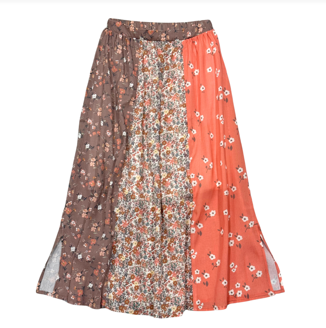 Avery & Alexander Panel Maxi Skirt - Boho Floral