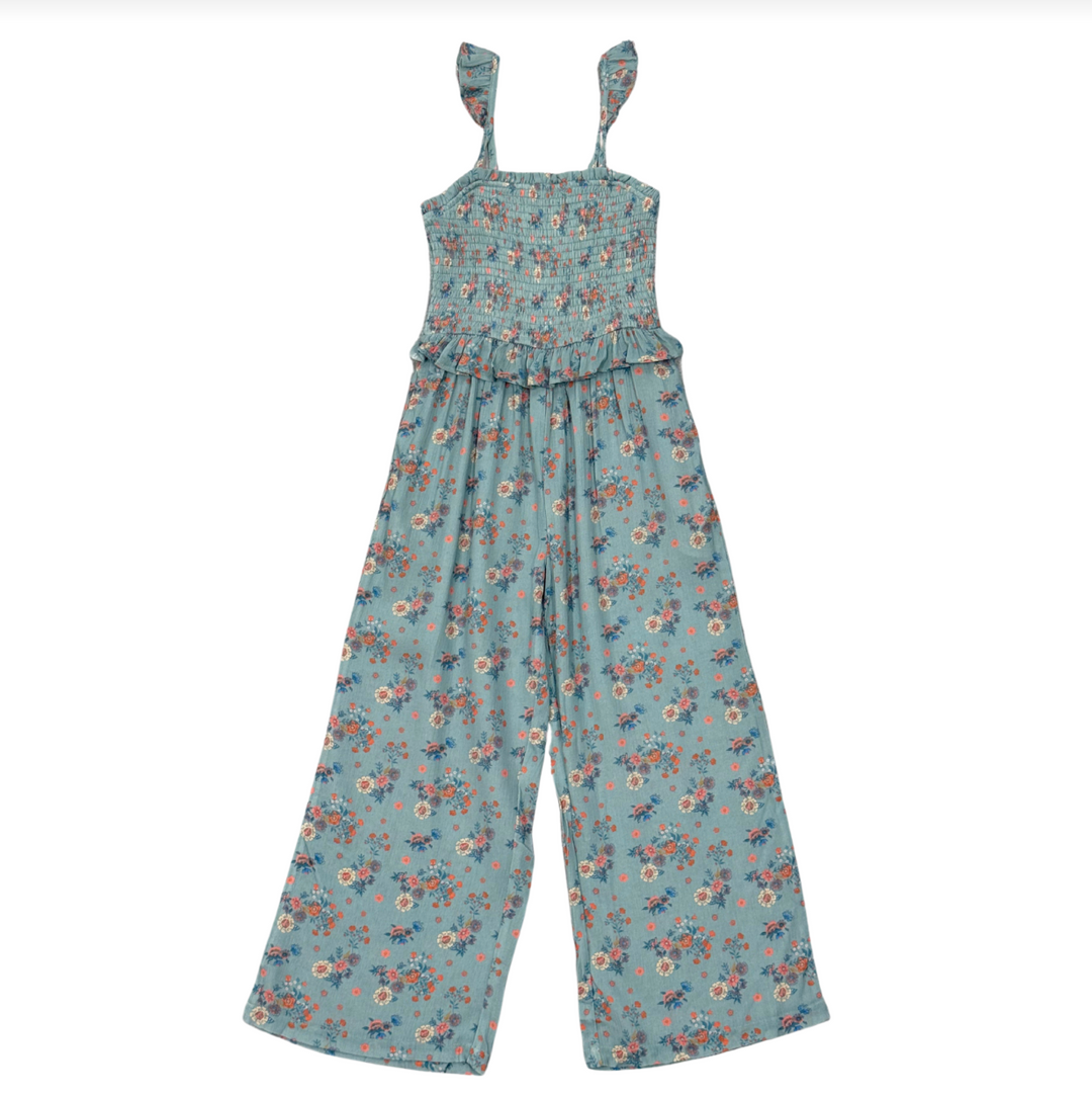 Avery & Alexander Tank Smocked Jumpsuit