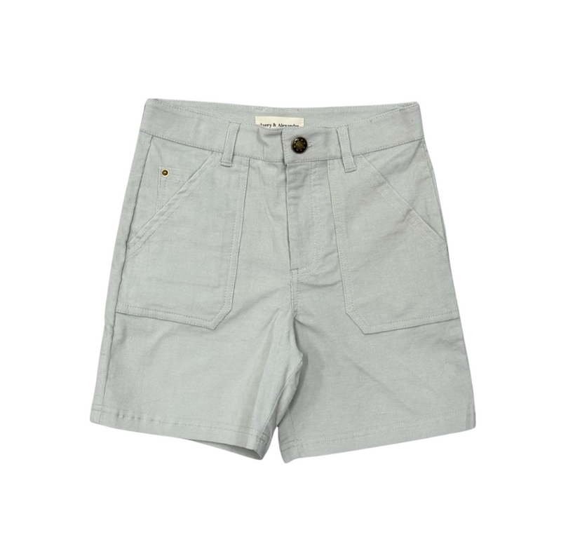 Avery & Alexander Corduroy Short - Sky Blue