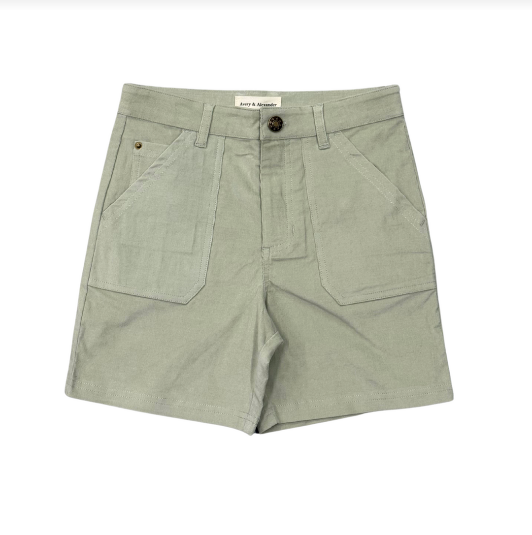 Avery & Alexander Corduroy Short - Desert Sage