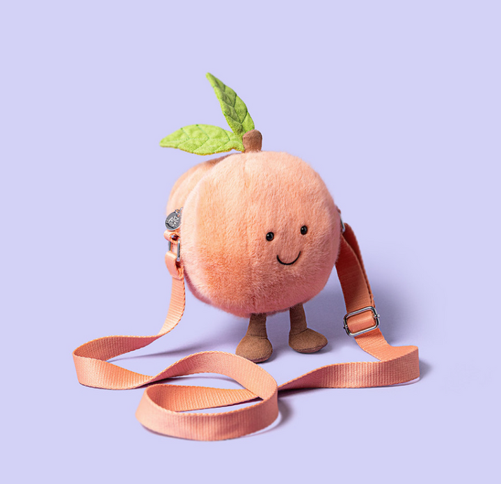 Jellycat Amuseables Peach Shoulder Bag
