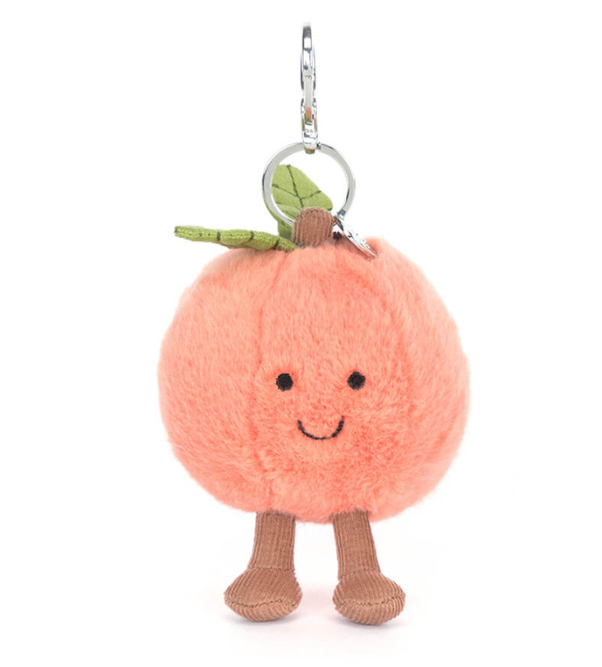 Jellycat Amuseables Peach Bag Charm