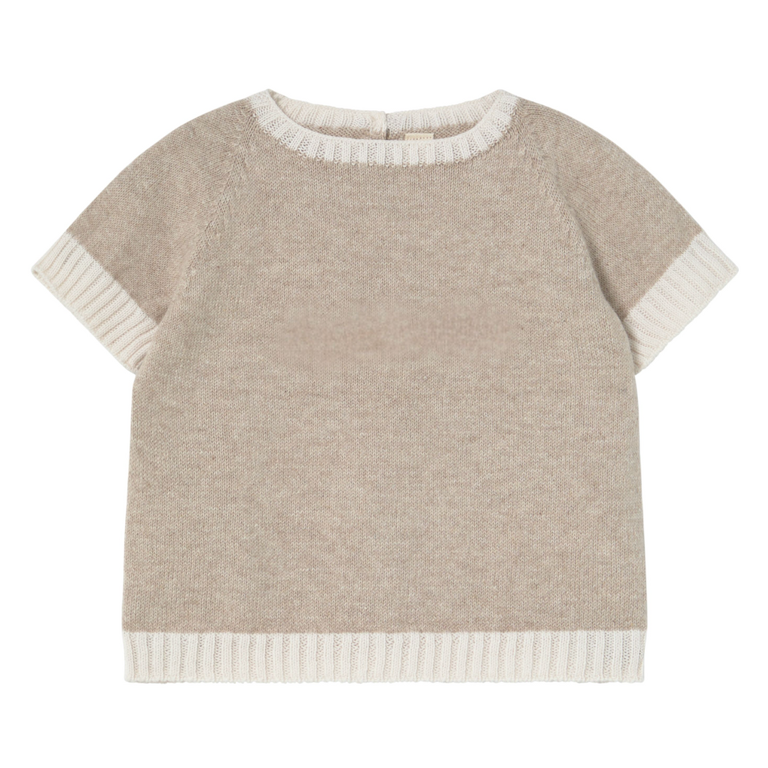 li & me Alvie Knit Top - Cream Toasted