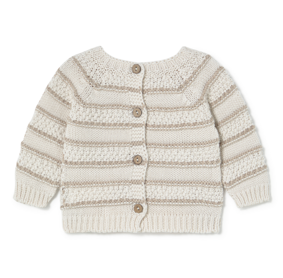 li & me Maverick Contrasting Stripe Knit Sweater