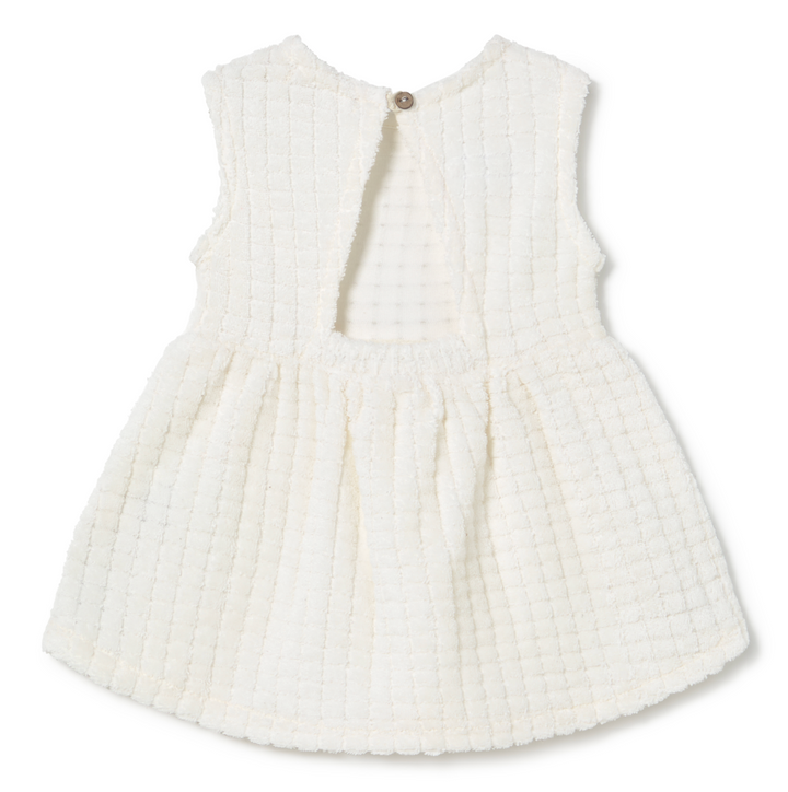 li & me Lala Terry Dress - Cream