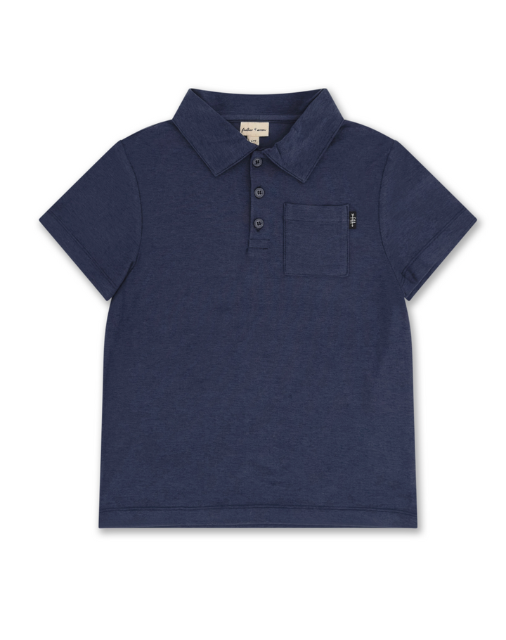 Feather 4 Arrow Feel Good Tech Polo - Navy