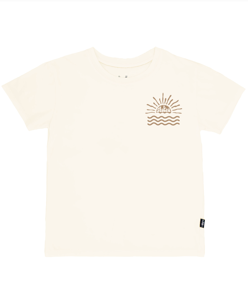 Feather 4 Arrow Stoked Vintage Tee - Dusty White