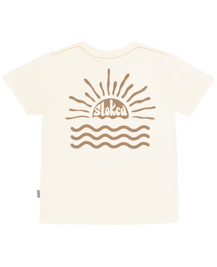 Feather 4 Arrow Stoked Vintage Tee - Dusty White