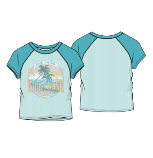 Billabong Tropical Minded T-Shirt - Mint