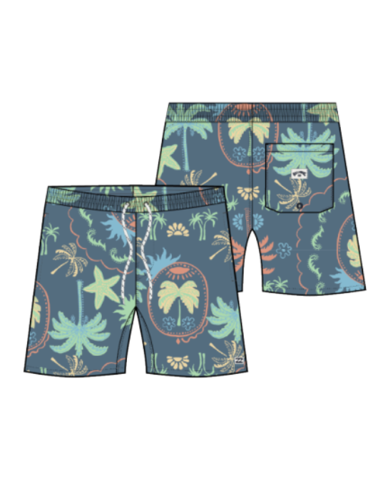 Billabong Sundays Layback Shorts - Vintage Blue