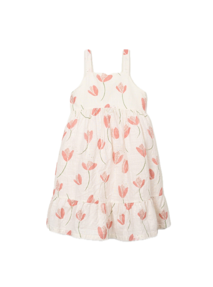 Play Up Strappy Tulip Dress