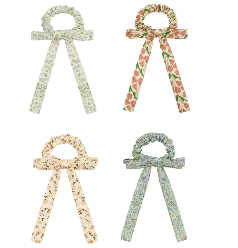 Mimi & Lula Floral Bow Scrunchies