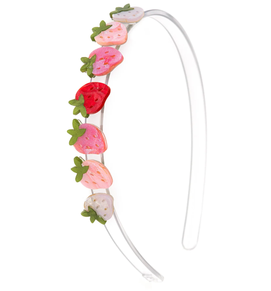 Lilies & Roses Strawberry Shimmer Headband