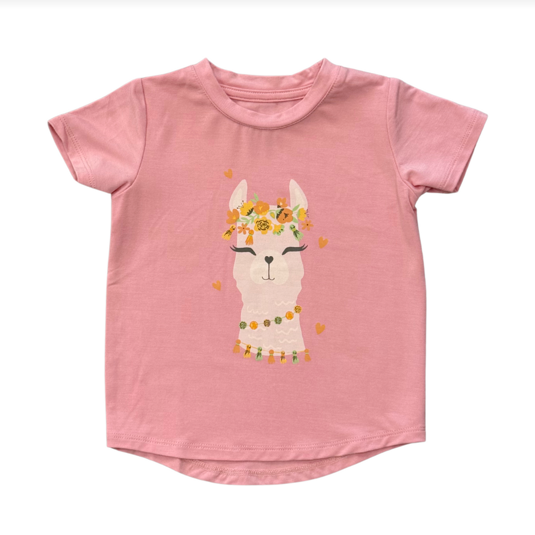 Babysprouts Short Sleeve Tee - Llamas
