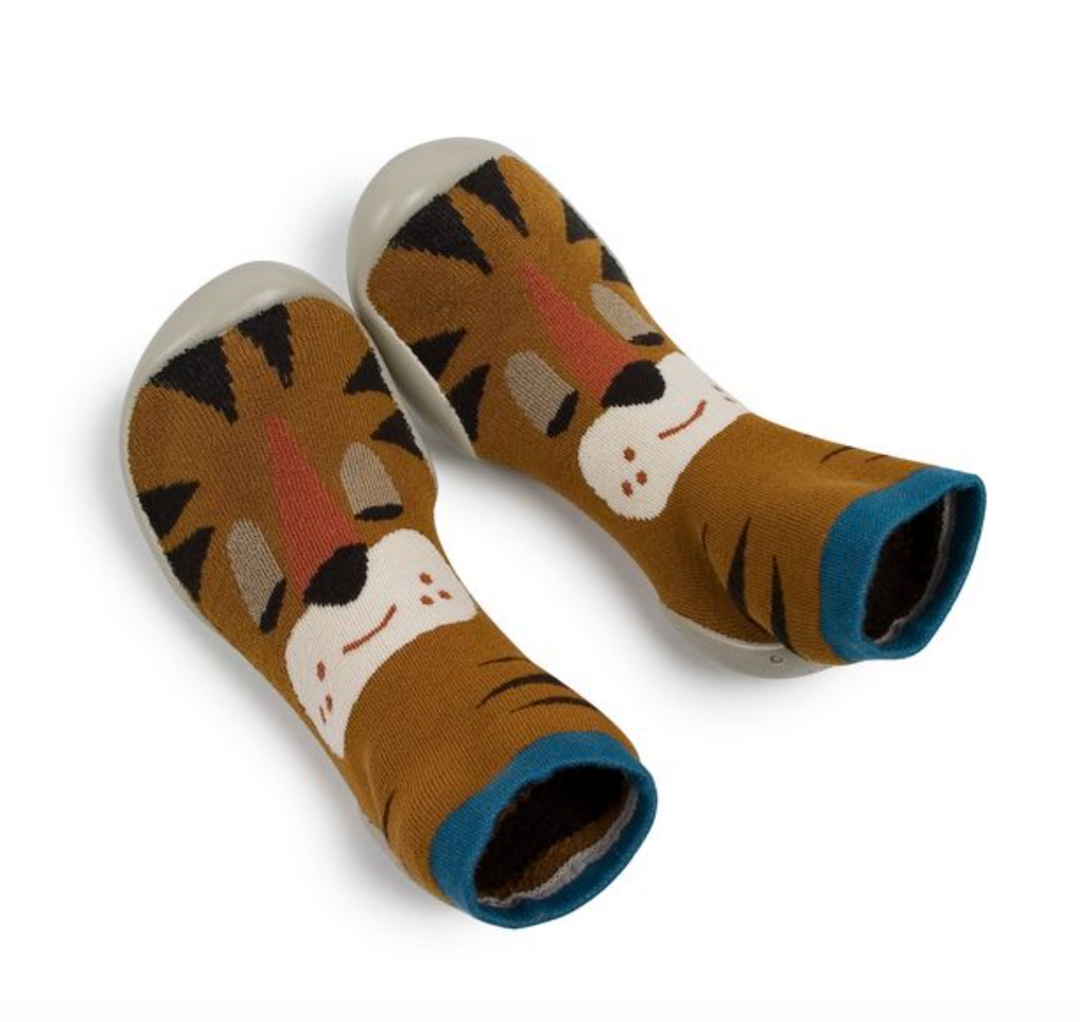 Collegien Slipper Socks - Tiger