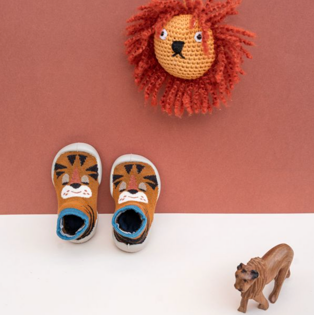 Collegien Slipper Socks - Tiger