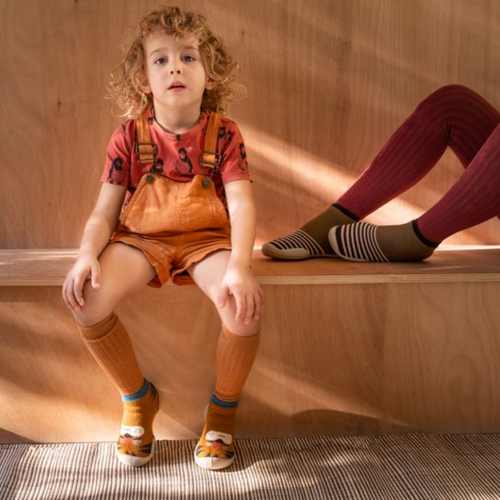 Collegien Slipper Socks - Tiger