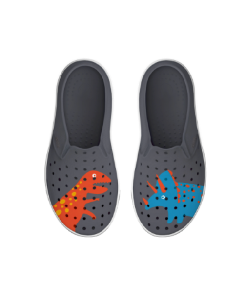 Native Miles Block - Gravity Grey/Shell White/Dinosaur Block