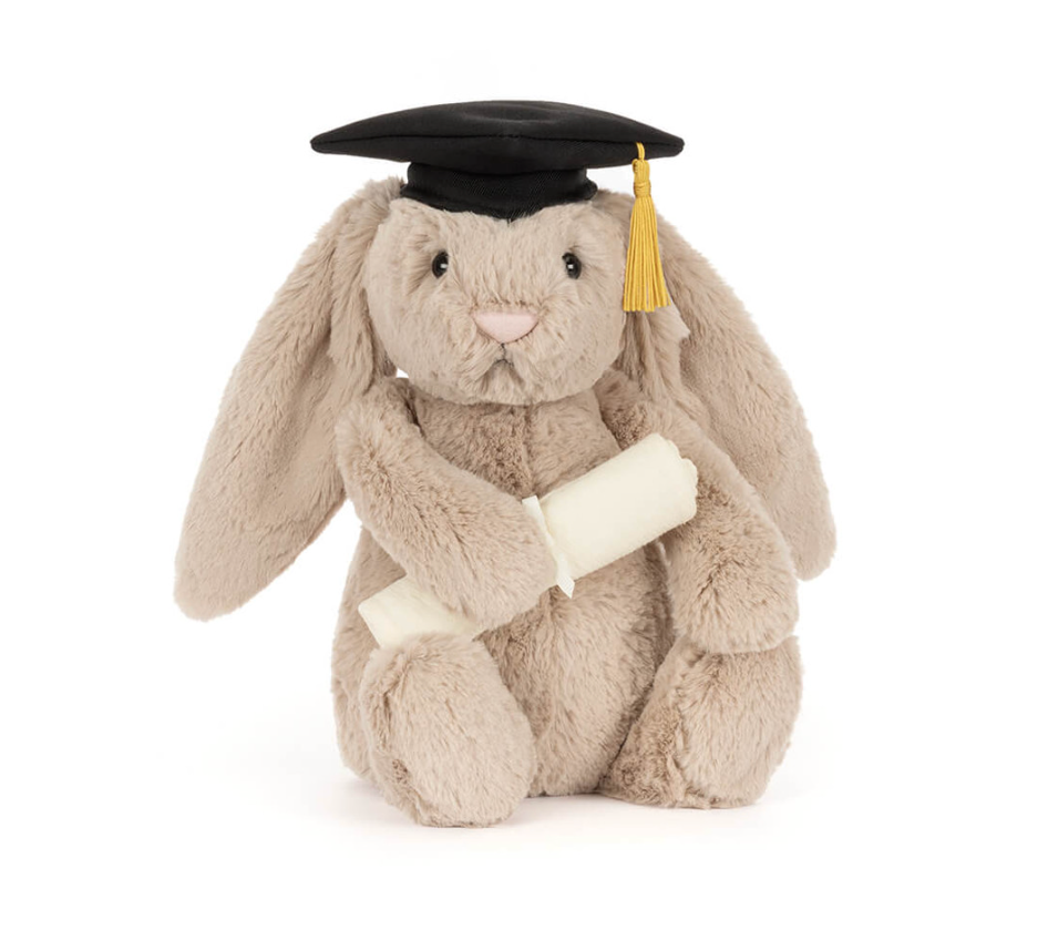 Jellycat Bashful Bunny Graduation Outfit
