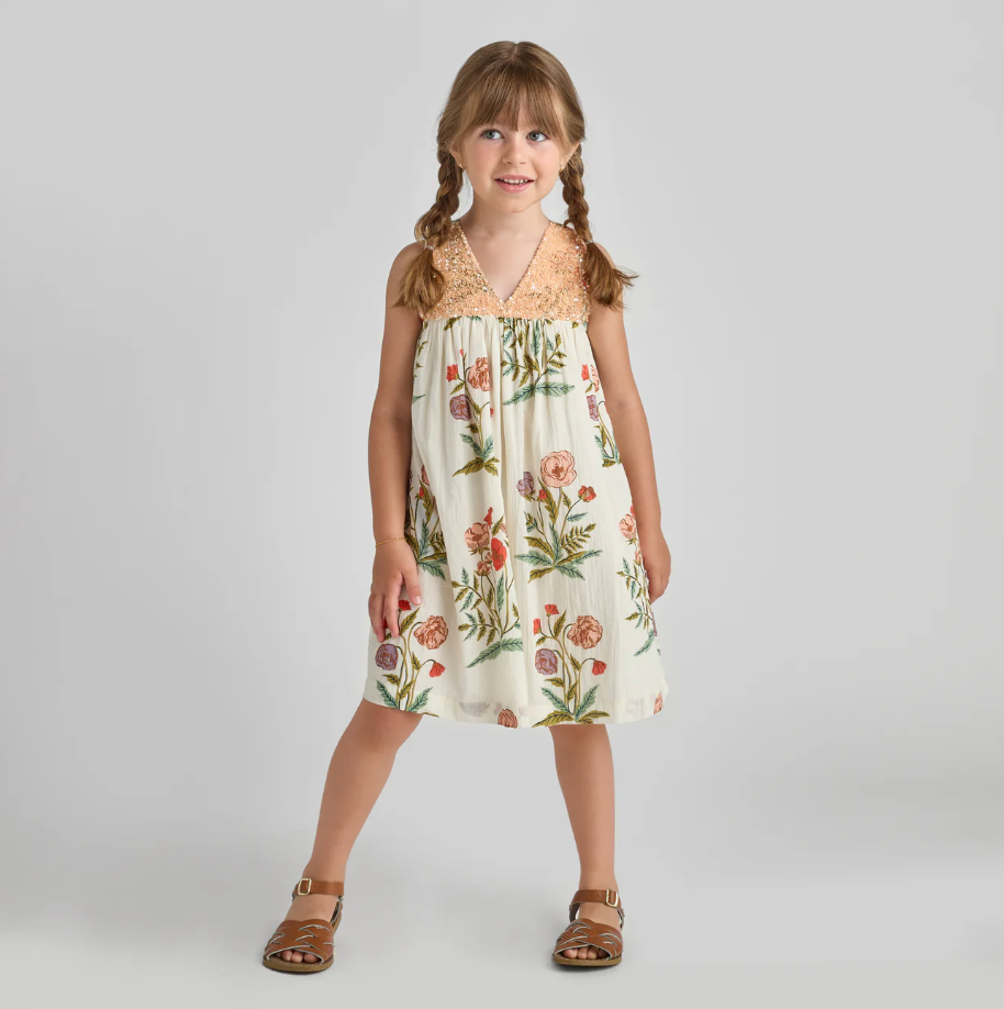 Pink Chicken Courtney Dress - Rosewick Poppy