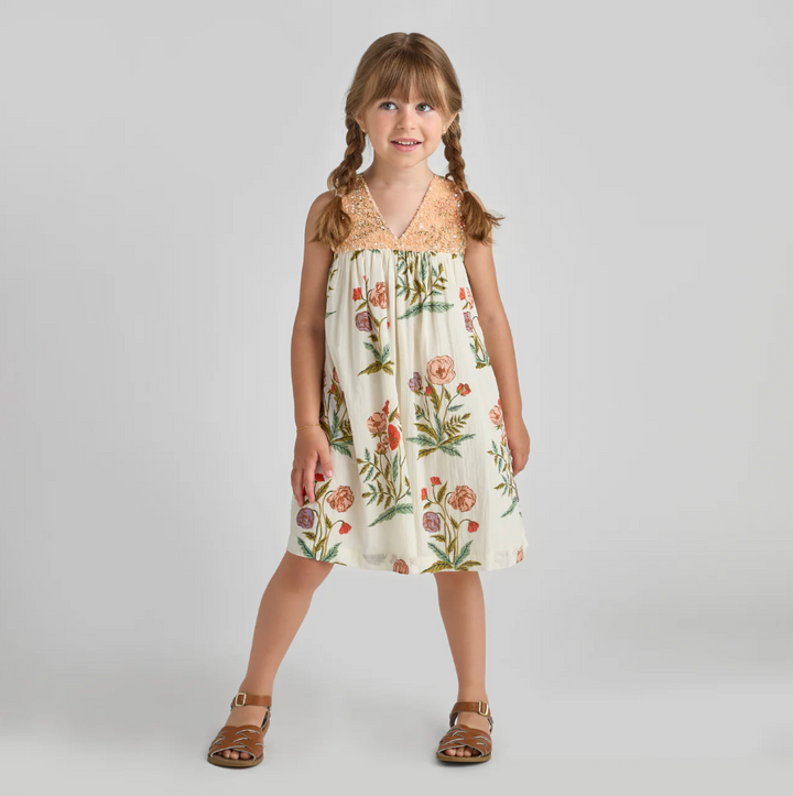 Pink Chicken Courtney Dress - Rosewick Poppy