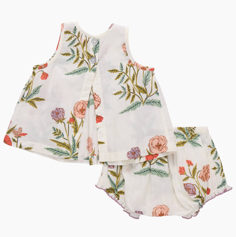 Pink Chicken Jaipur 2 Piece Set - Rosewick Poppy