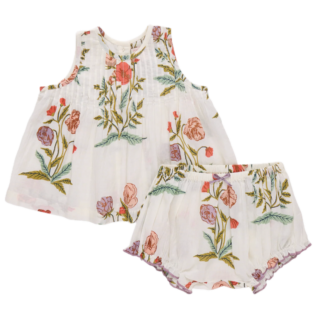 Pink Chicken Jaipur 2 Piece Set - Rosewick Poppy