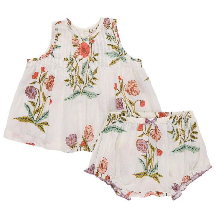Pink Chicken Jaipur 2 Piece Set - Rosewick Poppy