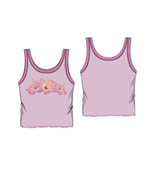 Billabong Paradise Trio Tank Top - Lilac Snow