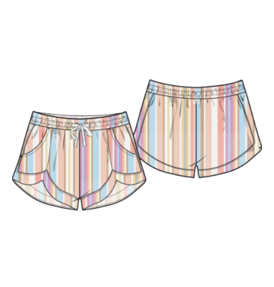 Billabong Mad For You Shorts - Soft Peach
