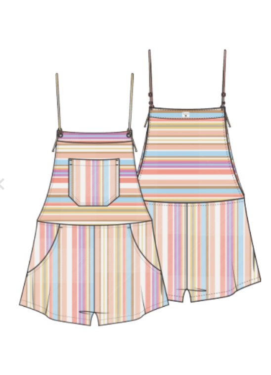 Billabong Wave Watch Junior Romper - Soft Peach