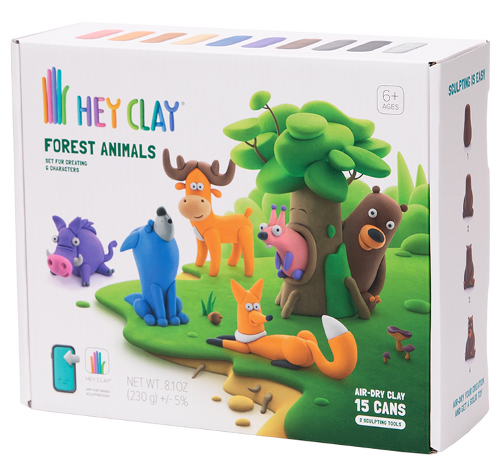 Fat Brain Toys Hey Clay Forest Animals