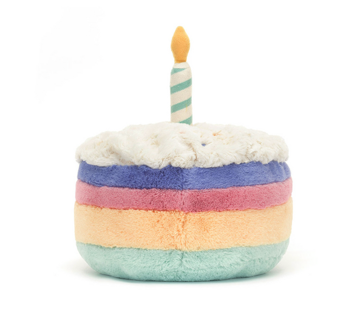 Jellycat Amuseables Rainbow Birthday Cake